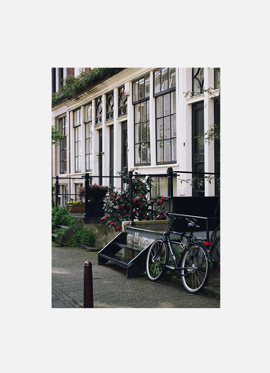 Постер Амстердам Велосипед у дома