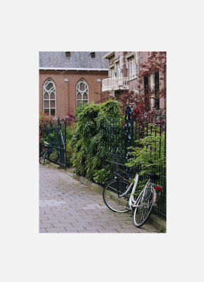 Постер Амстердам Велосипед на улице