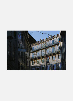 Постер Лиссабон Окна домов 