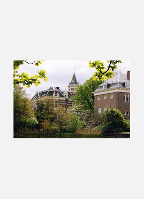 Постер Амстердам Дом на берегу