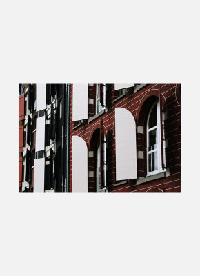 Постер Амстердам Окна со ставнями